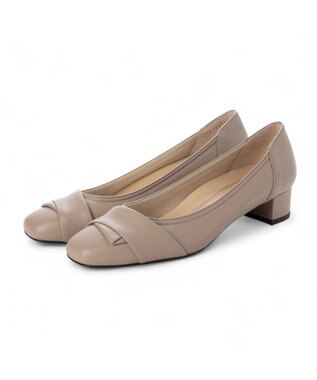 Riz raffinee ローヒールパンプス オーク