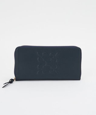 russet エンボスモノグラム多機能ウォレット(SO-448) D.Navy