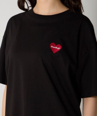 OP／FILA 【Ocean Pacific】ワンポイントベーシックTシャツ ブラック