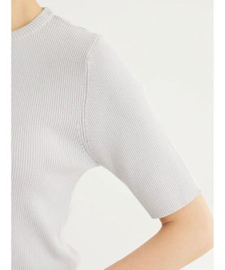 Green Parks 洗える　コンパクトニットプルオーバー Light Gray