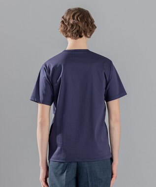 JOSEPH HOMME カラーコットンブロック クルーネックＴシャツ ネイビー系3