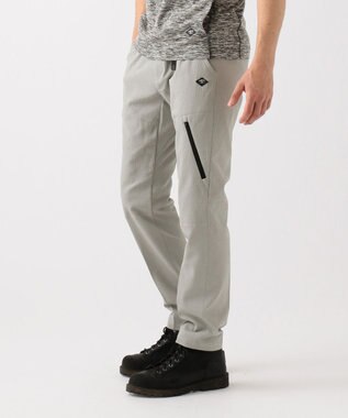 JOSEPH ABBOUD MOUNTAIN クレープドットエアー パンツ ライトグレー系