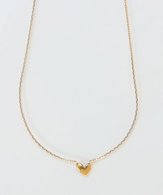 Phoebe 【限定セット】スリークハートネックレス×ロングツイストメタルパールクリップイヤリング ホワイト