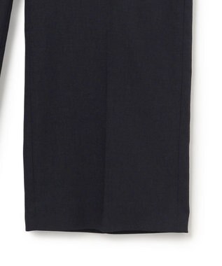 23区 S 【セットアップ対応/防シワ性/洗える】アイアスマットストレッチ セミワイド パンツ ネイビー系