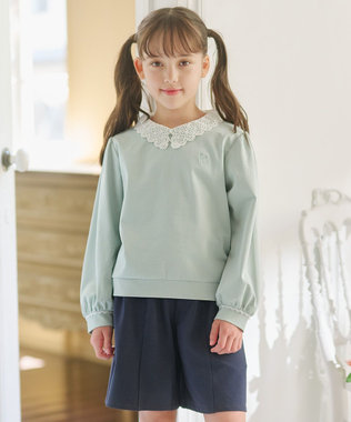 150-160㎝】レースカラー トレーナー / 組曲 KIDS