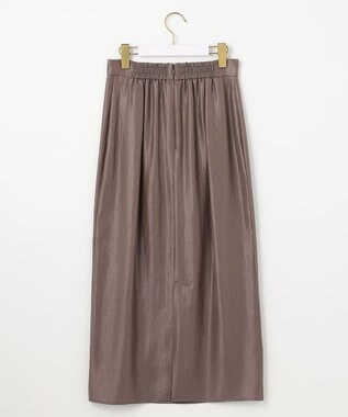 ANY SIS 【洗える】ソフトグリッターペンシル スカート モカ