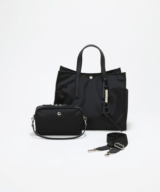 TOPKAPI LEE11月号掲載！【Breath TOPKAPI】撥水 マルチway スクエア A4 トートバッグ / 10ポケット ブラック