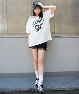 WEGO ２WAYグラフィックワンショルBIGT 柄11