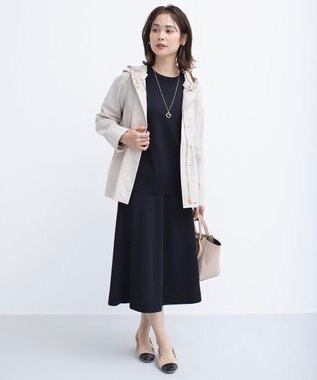 組曲 【WEB限定カラーあり】MINA バックリボンニットプルオーバー ブラック系