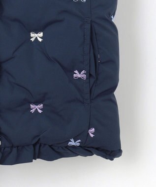 ANY KIDS 中綿リバーシブルベスト ネイビー