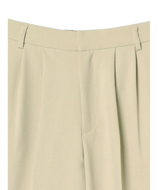 YECCA VECCA タックテーパードパンツ② Black