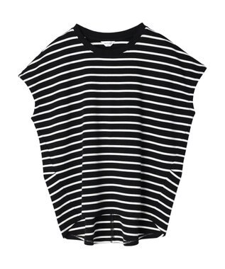 AMERICAN HOLIC キレイＣｏｔｔｏｎフレンチスリーブカットプルオーバー Border