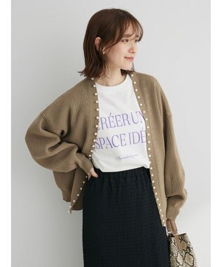 Green Parks オーバーサイズロゴチュニック Off White