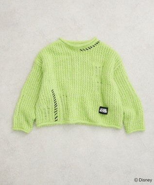 Green Parks ナイトメア／ラメメッシュニットプルオーバー Green