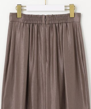 ANY SIS 【洗える】ソフトグリッターペンシル スカート モカ