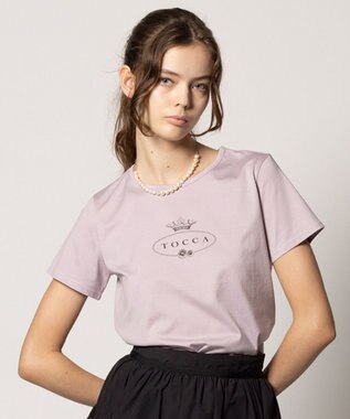 【洗える】TOCCA LOGO TEE Tシャツ