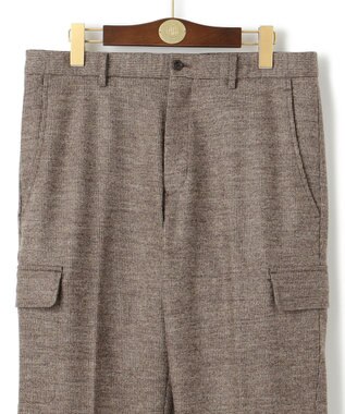 J.PRESS MEN ドライビング カーゴパンツ ブラウン系3