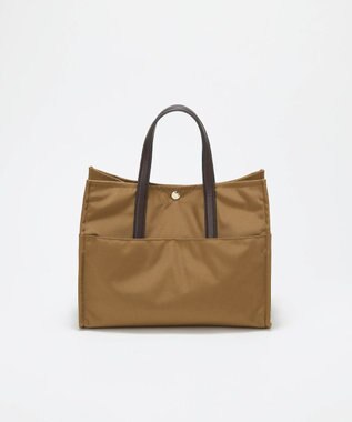 TOPKAPI LEE11月号掲載！【Breath TOPKAPI】撥水 マルチway スクエア A4 トートバッグ / 10ポケット キャメル