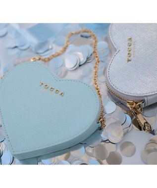 TOCCA 【八木アリサさん着用】WISH IN HEART CHARM POUCH チャームポーチ シルバー系
