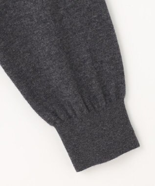自由区 L 【カタログ掲載】ファインウールカシミヤクルーネック ニット グレー系