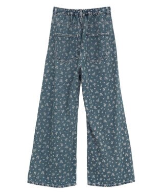 earth music&ecology タックホックデニムパンツ Flower