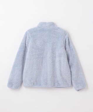 ANY KIDS ネコポケットボアブルゾン サックスブルー