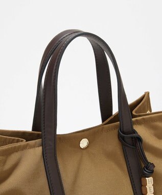 TOPKAPI LEE11月号掲載！【Breath TOPKAPI】撥水 マルチway スクエア A4 トートバッグ / 10ポケット キャメル