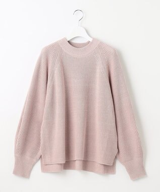 UNFILO 【洗える】スプリングコットンニット ピンク