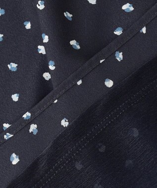 J.PRESS LADIES S ドット フラワープリント カットソー ネイビー系5