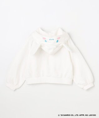 ANY KIDS 【シナモロール×ANY KIDS】なりきりパーカー オフホワイト