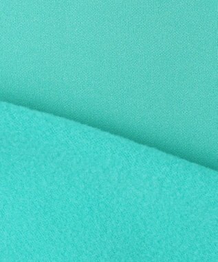 23区GOLF 冬の暖か名品トップス【WOMEN】ストレッチ 裏フリース ピーコックグリーン系