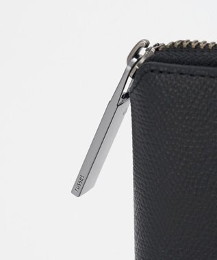 russet ラウンドジップハーフウォレット(SO-447) Black