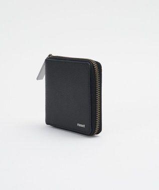 russet ラウンドジップハーフウォレット(SO-447) Black