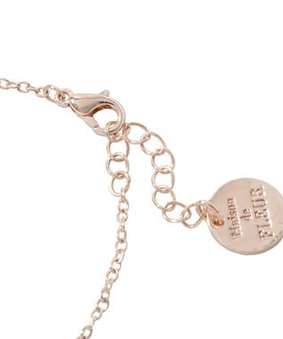 Maison de FLEUR パールフラワーブレスレット Pink Gold