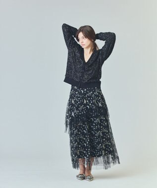 GRACE CONTINENTAL スペースembチュールスカート