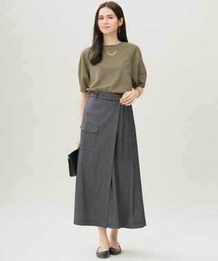 自由区 シアーフライス Tシャツ ダークオリーブ