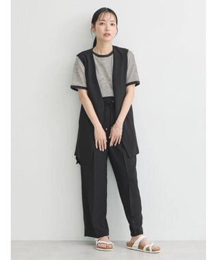 earth music&ecology リネンライクジレ Black