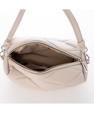 UNBILLION カカトゥ kakatoo / キルトスクエア2wayバッグ ベージュ