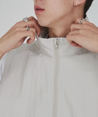 WEGO ナイロンベスト ライトグレー