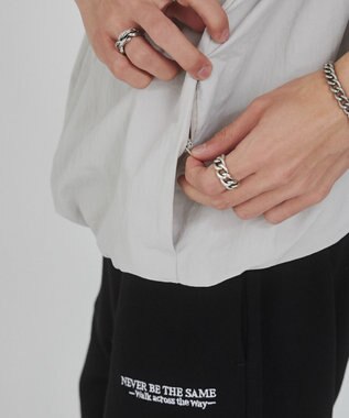 WEGO ナイロンベスト ライトグレー