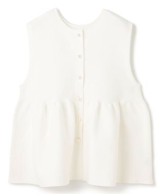 UNFILO 【VERY×UNFILOコラボ】2WAY ペプラムジレ オフ