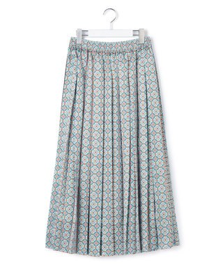 J.PRESS YORK STREET 【WOMEN】オリジナルプリント プリーツスカート