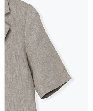 Te chichi リネンMIXハーフスリーブジャケット ベージュ