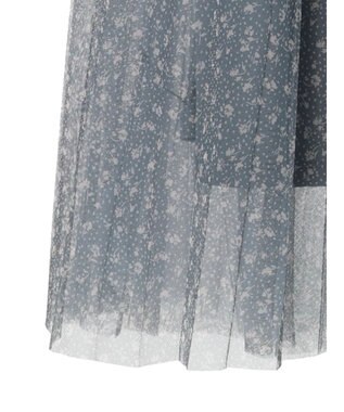 Green Parks Ｂ．チュールｐｔプリーツスカート Black