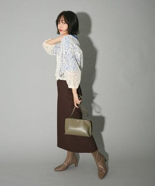 Green Parks ２ＷＡＹ　コードレースブラウス Ivory