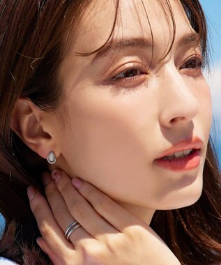 Tiaclasse 【金属アレルギー対応】ティアドロップピアス シルバー