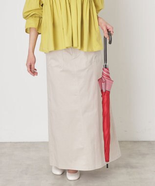 MOONBAT 【WEB限定】POLO RALPH LAUREN（ポロ ラルフローレン）長傘 ワンポイントポロポニー×裾ボーダー 8本骨 レッド