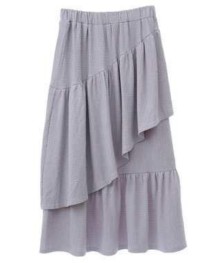 earth music&ecology カットティアードスカート Lavender