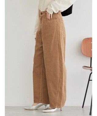 AMERICAN HOLIC コーデュロイコクーンパンツ Camel