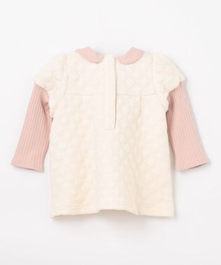 組曲 KIDS 【80-90㎝】キルトセットアップ アイボリー系